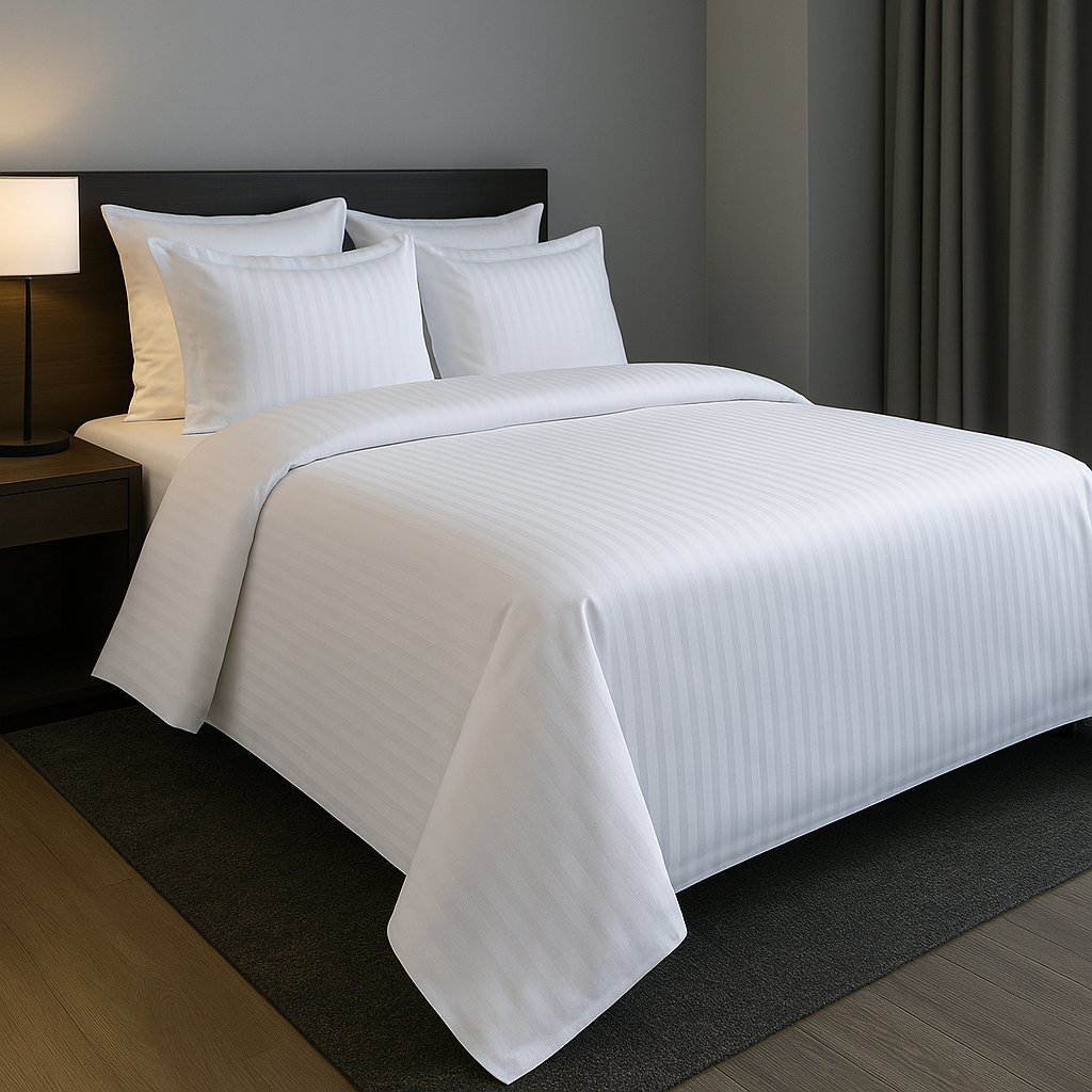 Flat Sheet (1CM Stripe)